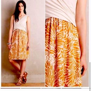 Anthropologie Amadi Lisa Cross-wrap Dress Monarch